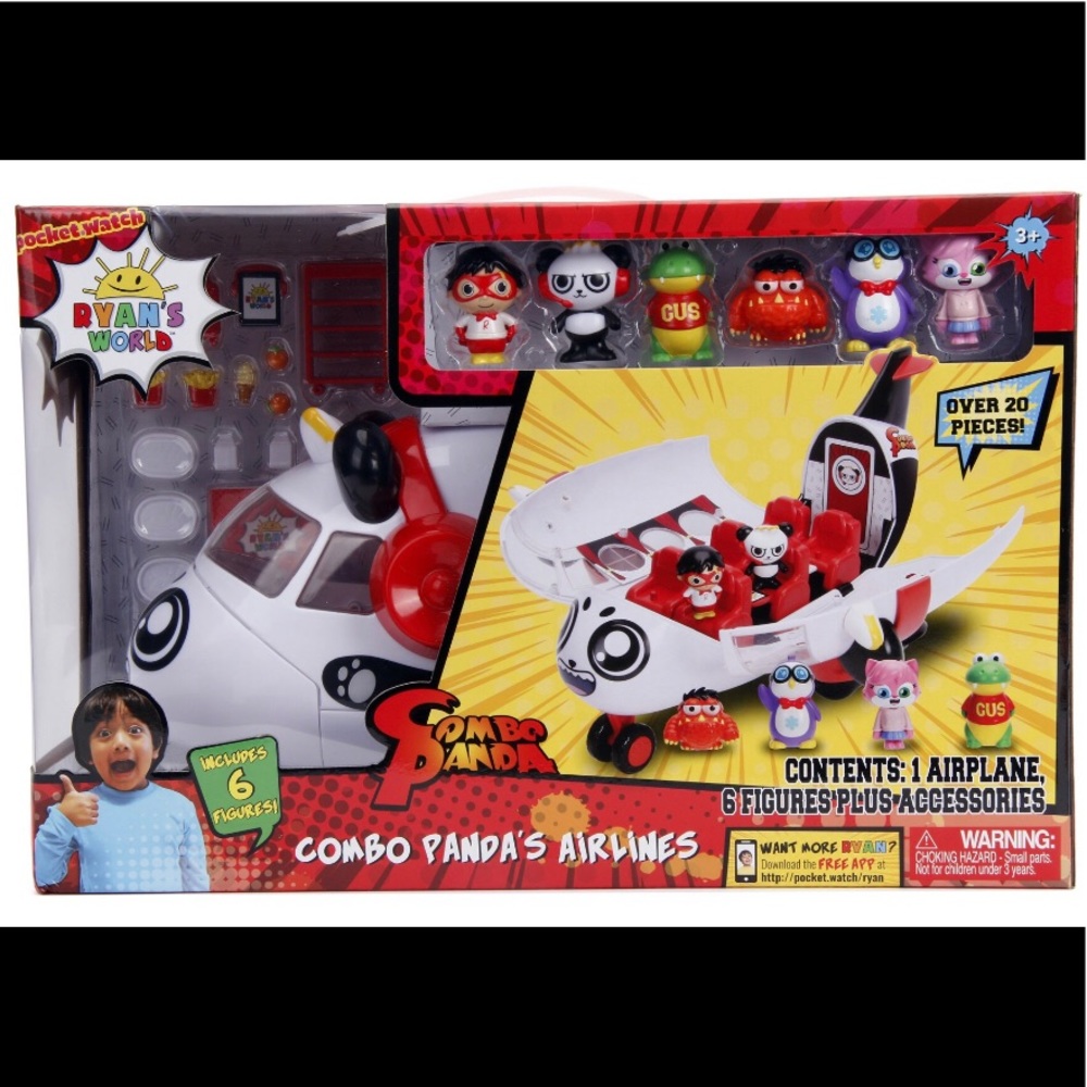 Ryan’s World Combo Panda Airline